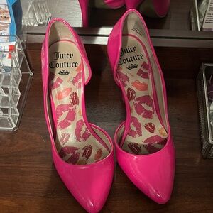 Juicy Couture Hot Pink Heels